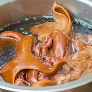Cách Làm Tai Heo Sốt Thái