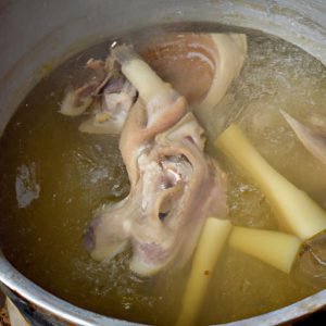 Cách Nấu Chân Giò Hầm Măng