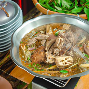 Cách Nấu Lẩu Riêu Cua Bắp Bò Sườn Sụn
