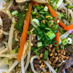Cách Nấu Mì Xào Bò