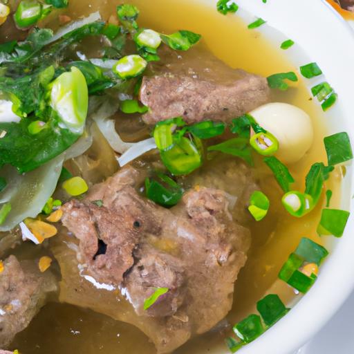 Cách nấu bún bò gân ngon tuyệt