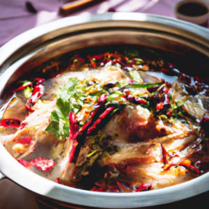 Cách Nấu Lẩu Cá Lăng Chua Cay