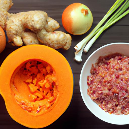 Cách nấu cháo bí đỏ thịt bằm cho người lớn
